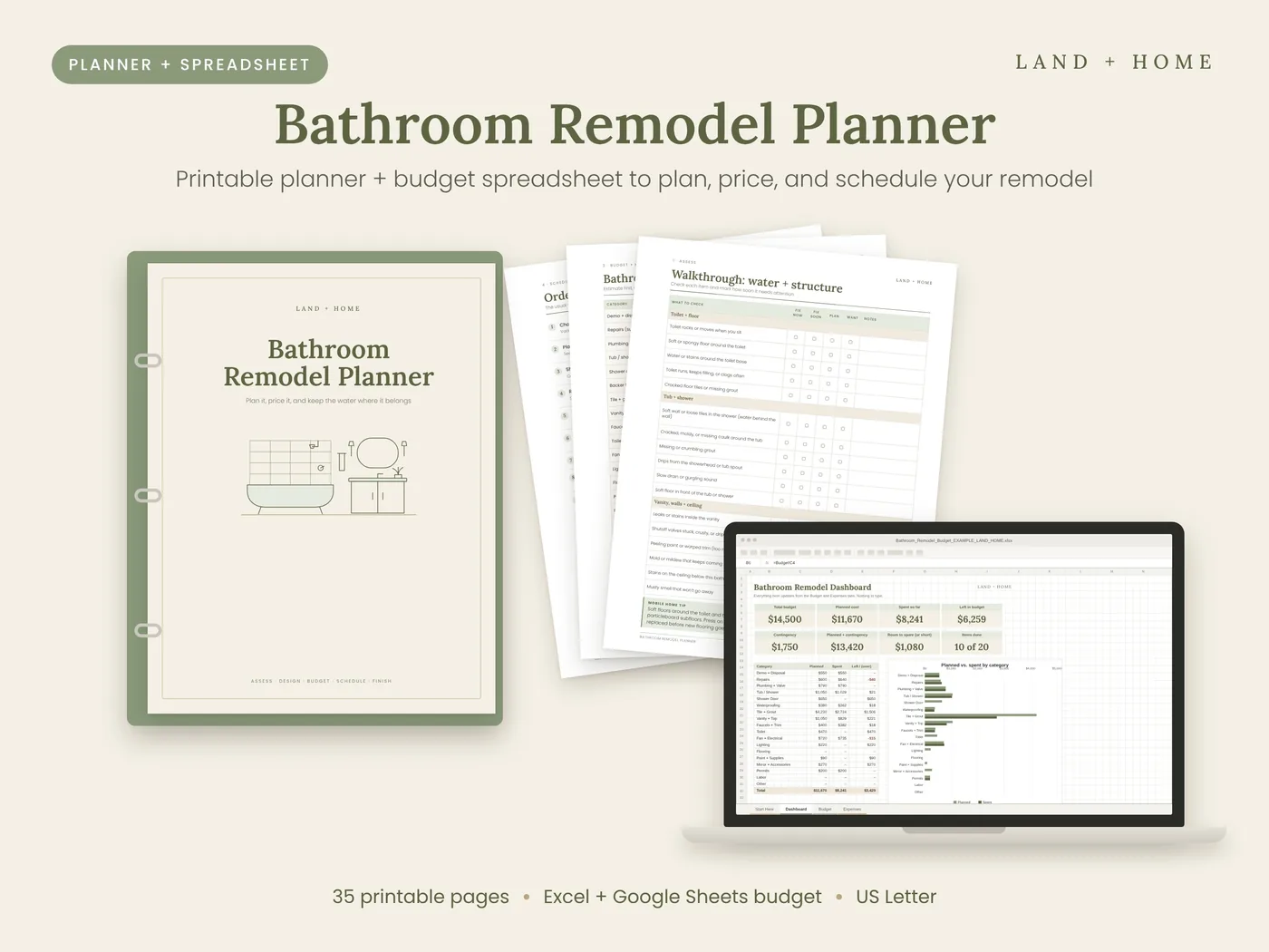 Bathroom Remodel Planner