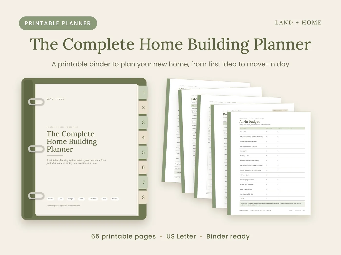 Complete Home Building Planner