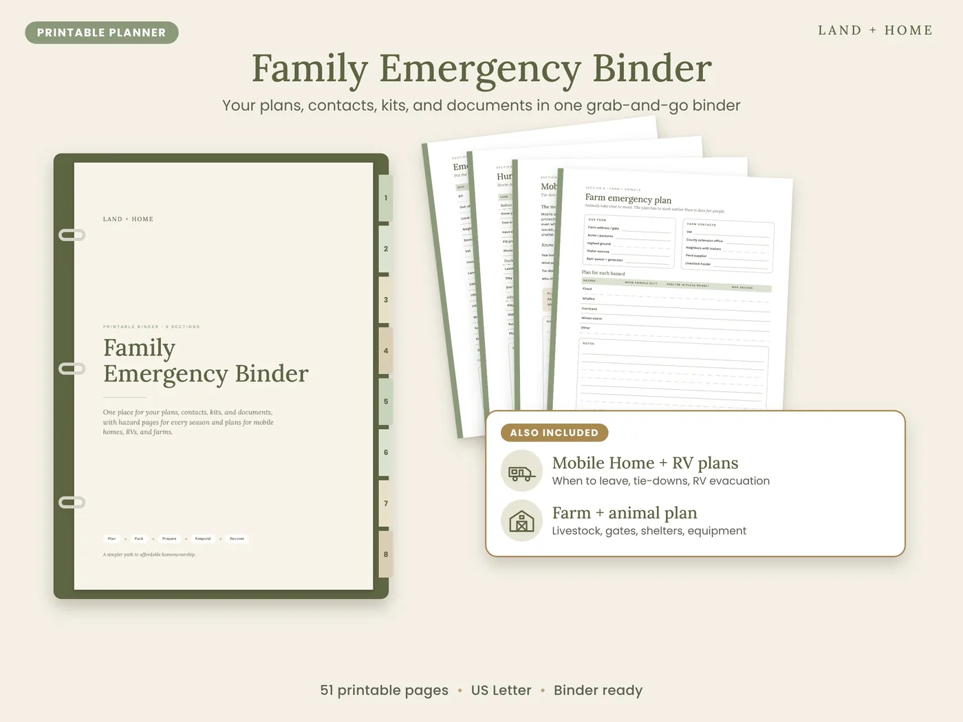 Family Emergency Binder