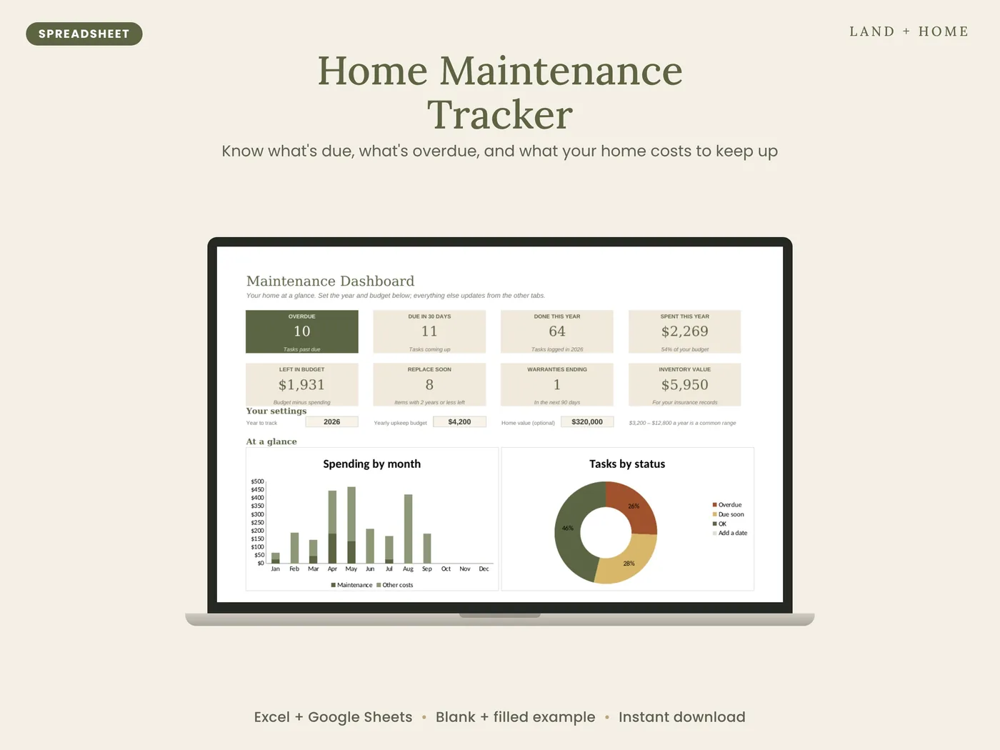 Home Maintenance Tracker
