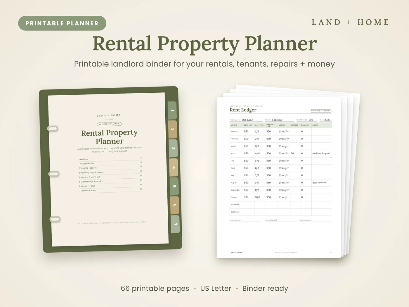 Rental Property Planner