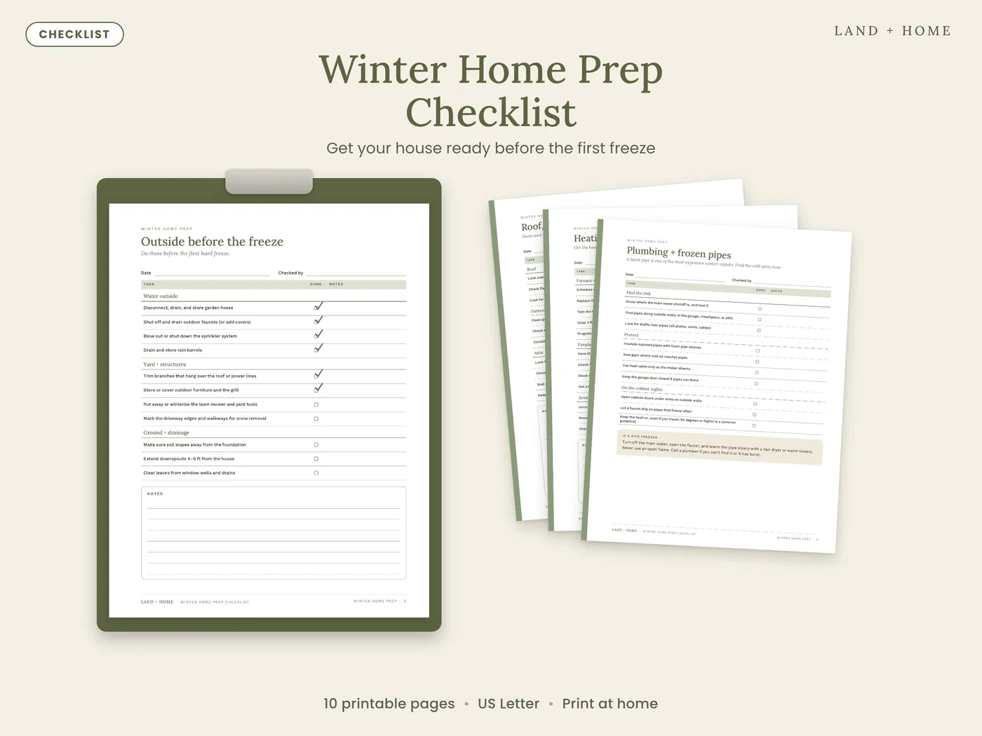 Winter Home Prep Checklist